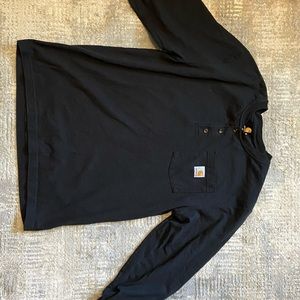 Long Sleeve Carhartt Shirt (Medium, Black)